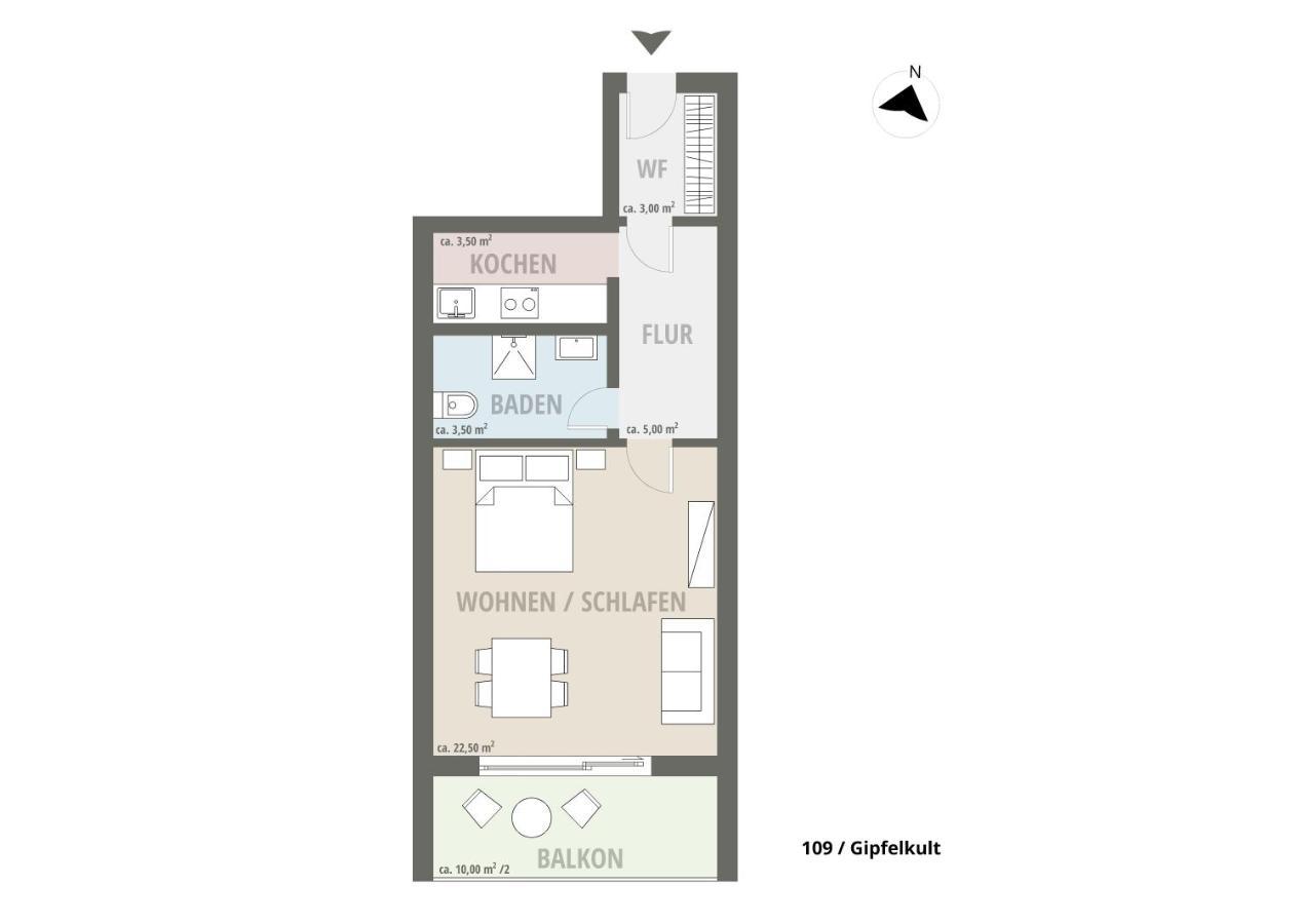 Kult Apartment - Gipfelkult Oberstdorf Exteriér fotografie